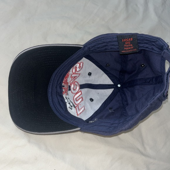 Lucas Racing Event Winner Adjustable Strapback Hat Lucas Oil Baseball Cap Gym - Picture 8 of 16